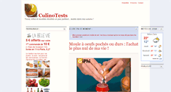 Desktop Screenshot of culinotests.fr